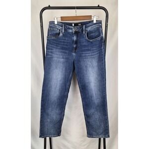 Kut From The Kloth jeans Size 8 High Rise Ankle Straight Fab Ab Blue Wash